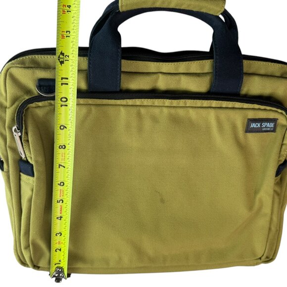 JACK SPADE Greene St. Messenger Bag. Green Canvas, Heavy Industrial. Durable. - Picture 7 of 10